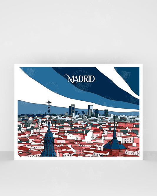 Madrid - Tejados - Azul