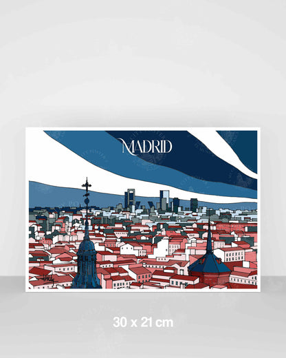 Madrid - Tejados - Azul