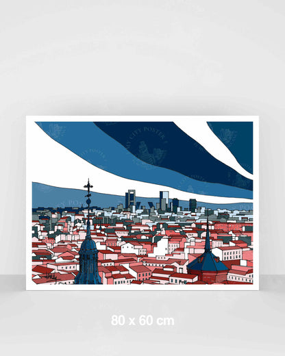 Madrid - Tejados - Azul
