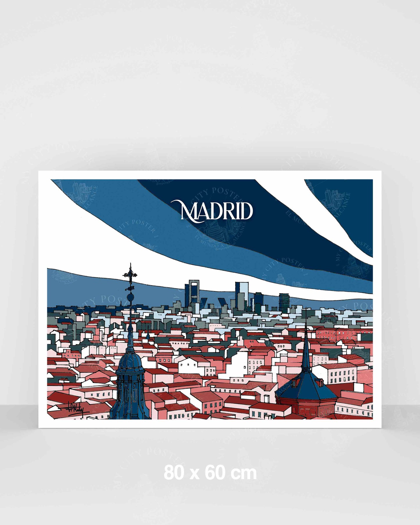 Madrid - Tejados - Azul