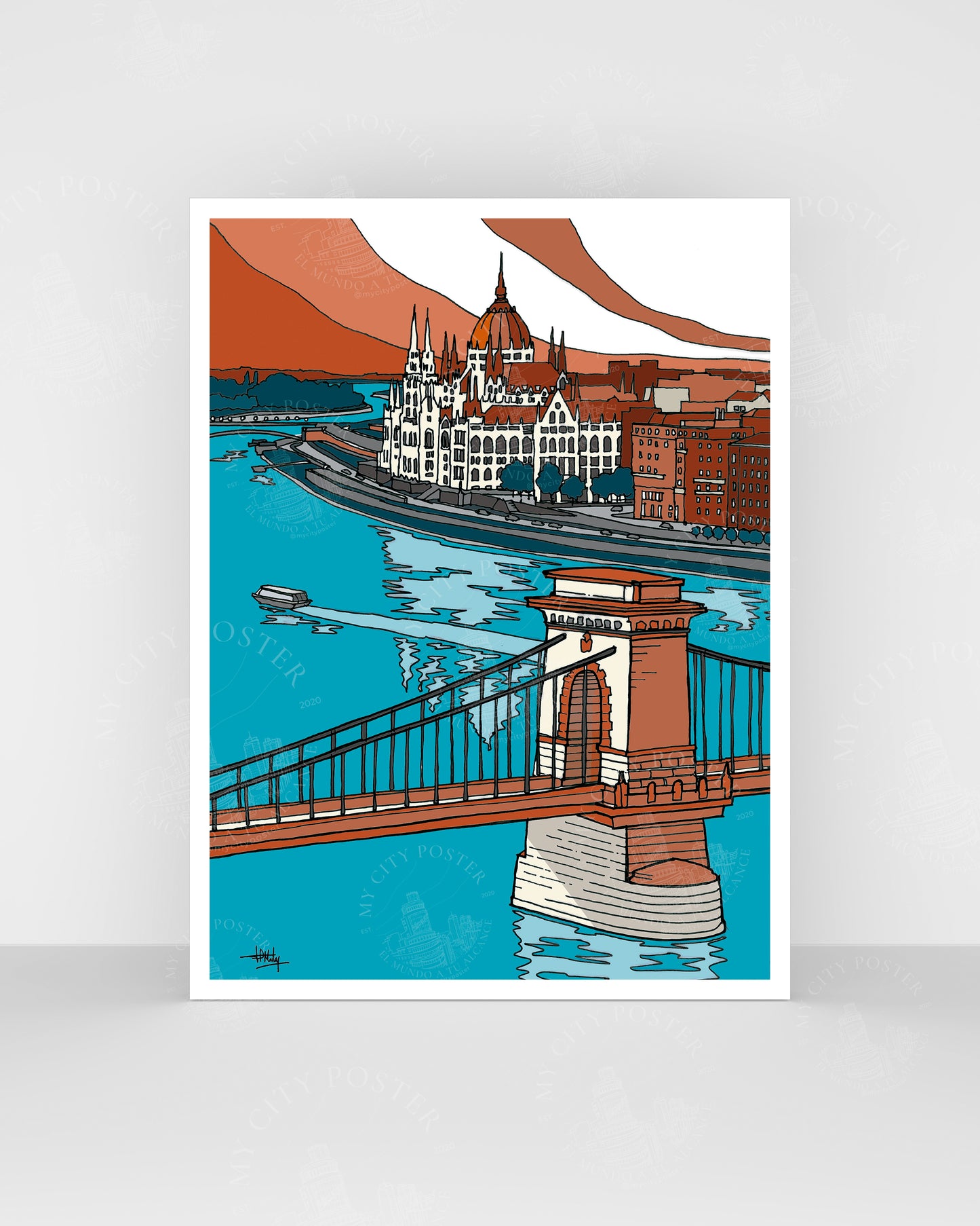Budapest - Puente de las Cadenas