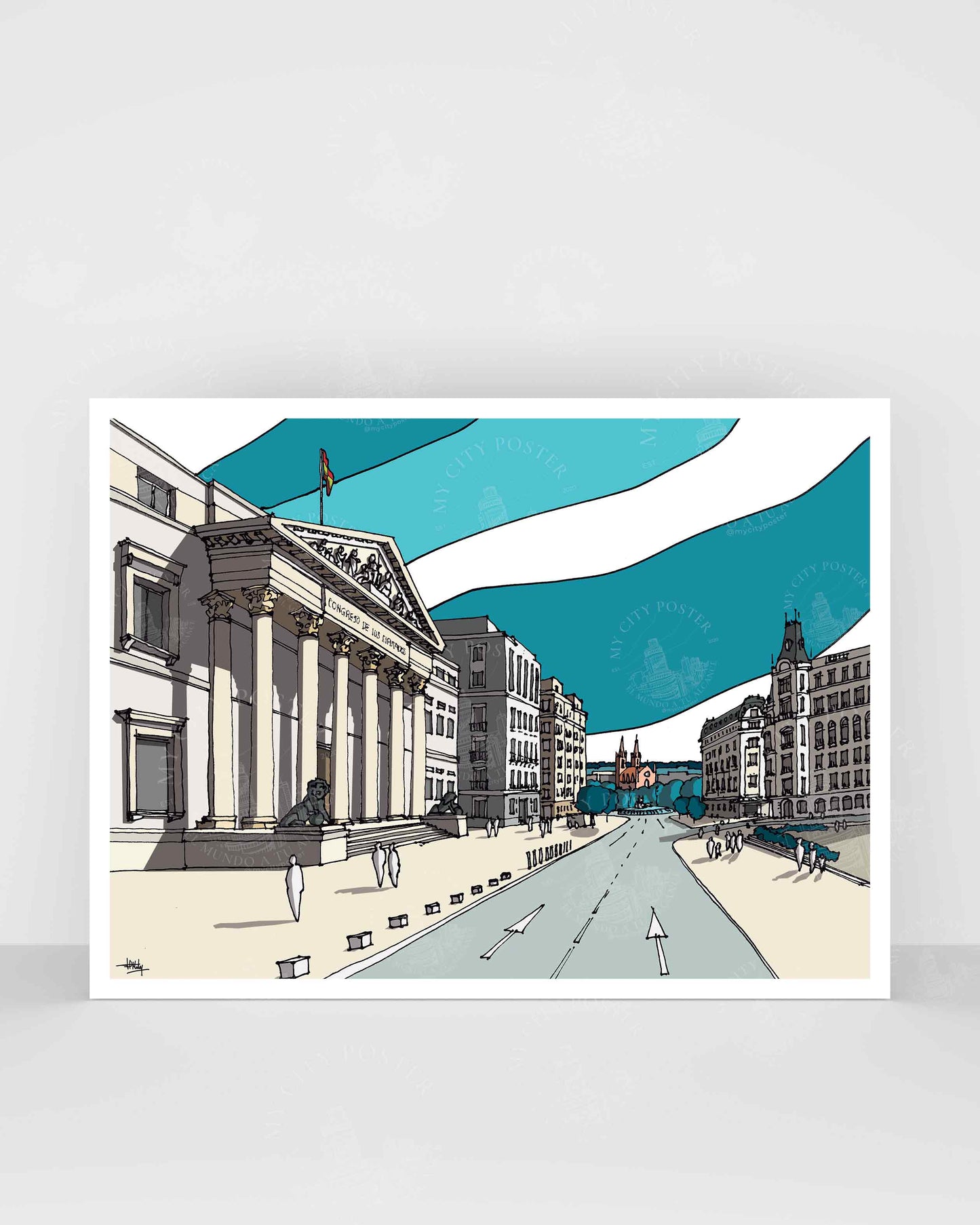 Madrid - Plaza de las Cortes