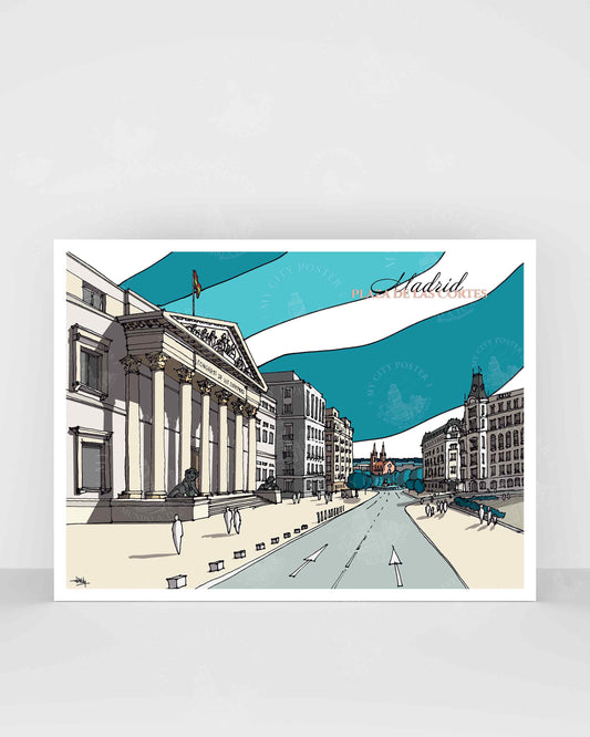 Madrid - Plaza de las Cortes